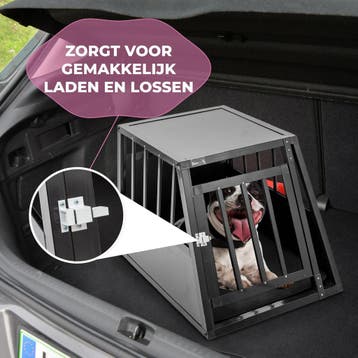 MaxxPet AutoBench 1 deurs - 54x69x50cm (Autobenches, Honden), Dieren en Toebehoren, Hondenbenches, Ophalen of Verzenden, Nieuw