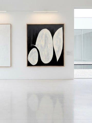 Valérie Bernier - RUE DE LOUVOIS XL 105x105cm, Antiquités & Art