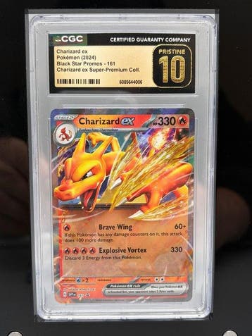 Pokémon Graded card - Dracaufeu - CGC Pristine 10 - Scarlet, Nieuw