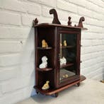 Vitrinekast - Multiplex, Kersenhout, Antiek en Kunst