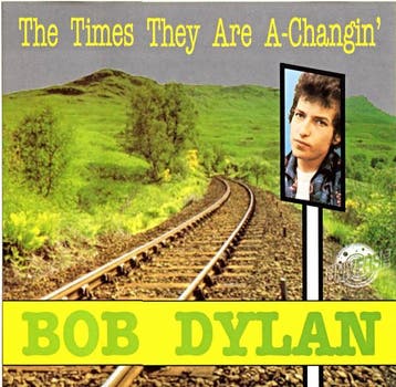 Bob Dylan - The Times They Are A-Changin, Verzenden, Gebruikt