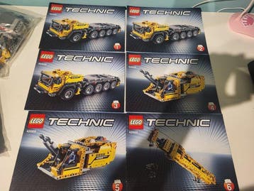 Lego Set - Technic - LEGO Technic – 8258 Crane Truck + 42009, Nieuw