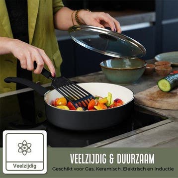 2dekans | COOCK 19-Delige Pannenset Inductie - Speciale, Ophalen of Verzenden, Nieuw