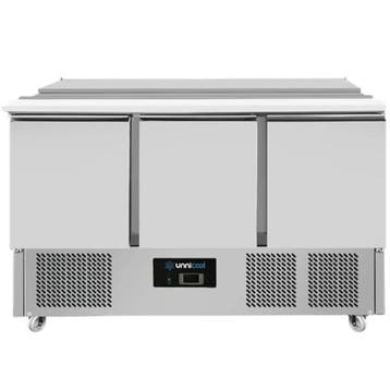 Saladette | COMPACT LINE | 368L | 3 Deuren (1/1 GN) | Boven, Verzenden, Nieuw in verpakking