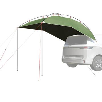 vidaXL Autotent waterdicht groen, Verzenden, Nieuw