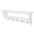 vidaXL Kapstok barokstijl MDF wit, Verzenden