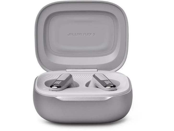 JBL Live 3 Flex - Draadloze oordopjes - ANC - Zilver, Telecommunicatie, Mobiele telefoons | Oordopjes, Zo goed als nieuw, Verzenden