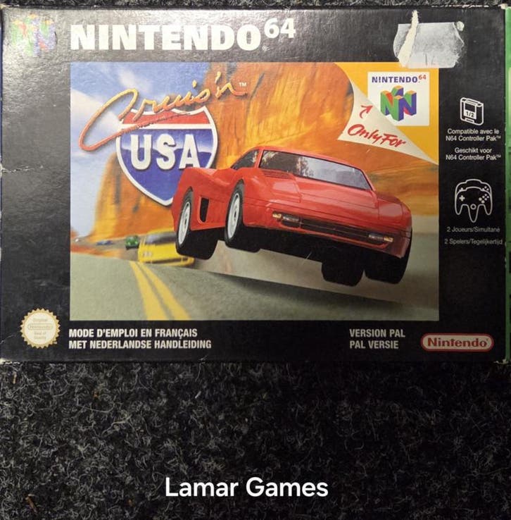 Cruisn USA (Nintendo 64 tweedehands game), Games en Spelcomputers, Games | Nintendo 64, Ophalen of Verzenden