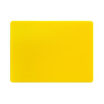 Snijplank | LDPE | Geel | 450x300x10(h)mm Hygiplas, Verzenden, Nieuw in verpakking