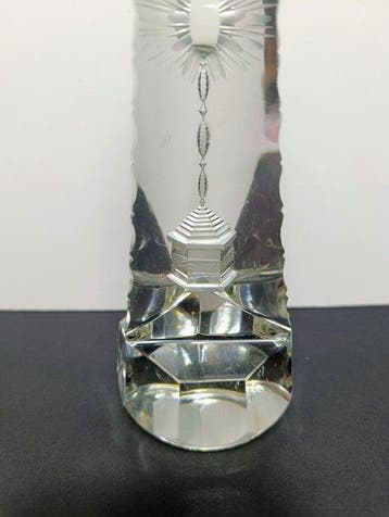 Val Saint Lambert - Sculpture, Presse-Papier/Obélisque