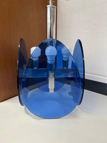 Kroonluchter - Glas, Metaal - VECA GLASS LAMP 60, Antiek en Kunst