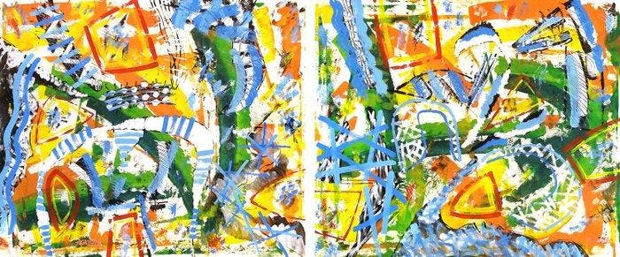 ACA (Angelo Calabria) - Elaborazione 3072/3073 (RAC) XXL, Antiek en Kunst, Kunst | Schilderijen | Modern