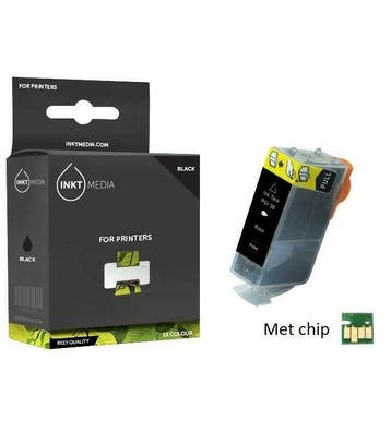 Canon PGI-5BK  inktcartridge Zwart MET CHIP inktmedia huisme, Computers en Software, Printers, Verzenden, Nieuw