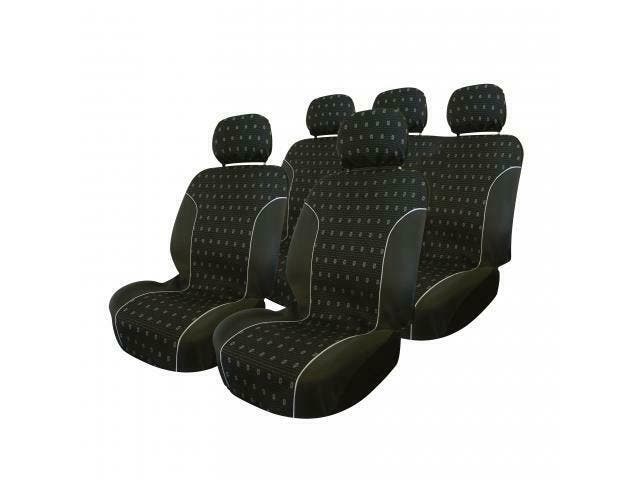 Stoelhoesset Charcoal 9-Delig, Auto-onderdelen, Interieur en Bekleding, Ophalen of Verzenden