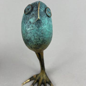 Iwona Krajnik (XX-XXI) - The OWL . Bronze, Antiquités & Art