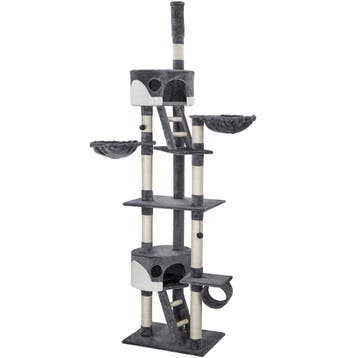 tectake Krabpaal Hansi 260cm - grijs/wit, Verzenden