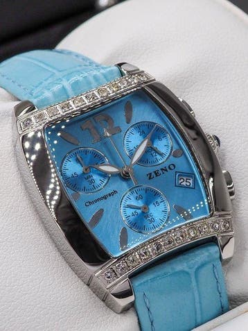 Zeno - Zonder minimumprijs - - Ladies Chronograph - - Dames, Nieuw