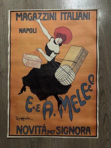 Leonetto Cappiello - Mele Magazzini Italiani Napoli
