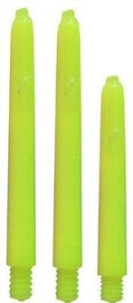 ABC Darts – Kunststof Shafts Met Ring - Neon Geel, Ophalen of Verzenden, Nieuw, Shafts