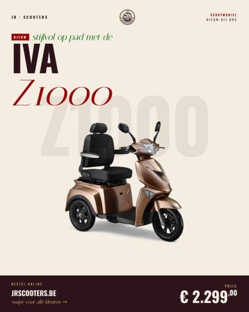 Scootmobiel  IVA Z1000 Nieuw