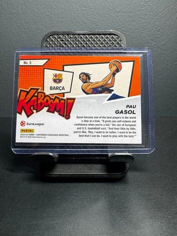 2025/26 Panini Contenders Pau Gasol No. 5 Insert card, Foil,, Nieuw