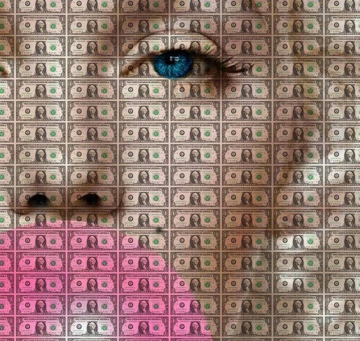 Kurotory - $1000 Pink Bubble Marilyn (LF), Antiek en Kunst, Kunst | Designobjecten