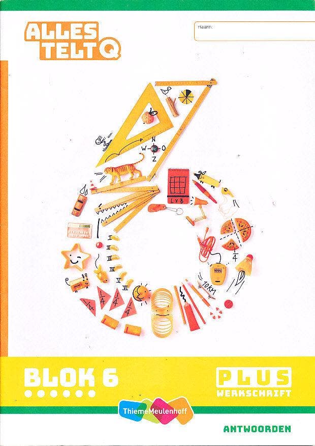 Alles Telt Q Antwoorden Werkschrift Plus blok 6 groep 6, Boeken, Schoolboeken, Verzenden