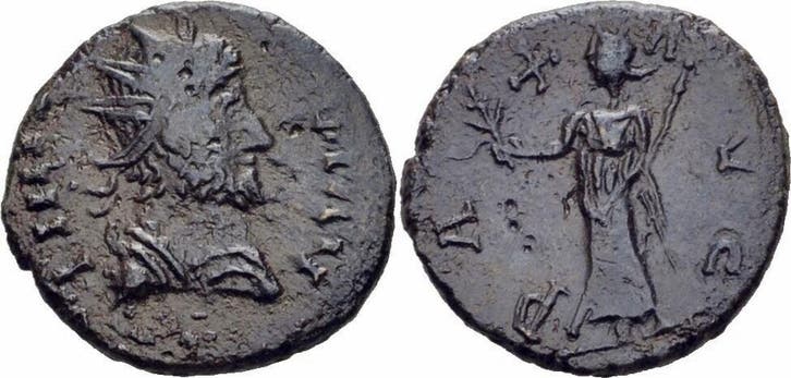 271-274 Roemisches Kaiserreich Tetricus I Antoninian Pax..., Postzegels en Munten, Munten en Bankbiljetten | Verzamelingen, Verzenden