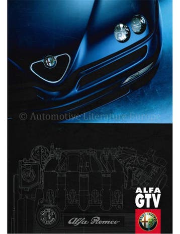 1998 ALFA ROMEO GTV BROCHURE DUITS, Nieuw