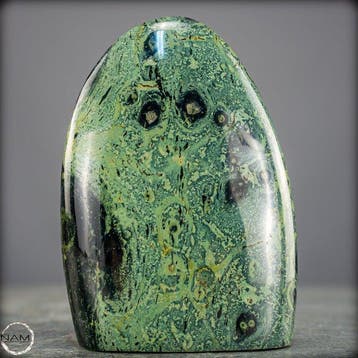 Natuurlijke Kambaba-vrije vorm – het groene fossiel van het
