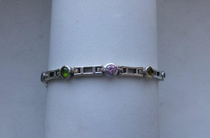 Zilver - Armband - Art Deco-stijl, Antiek en Kunst, Kunst | Designobjecten