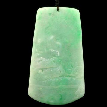 Jade - Jadeiet-hanger – met de hand uitgehaalde