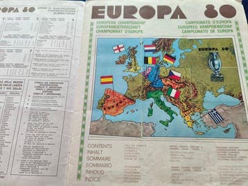 Panini Europa 80 Album complet - Excellent (EX), Collections