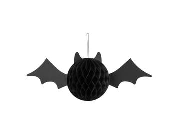 Halloween Honeycomb Vleermuis 45cm, Verzenden