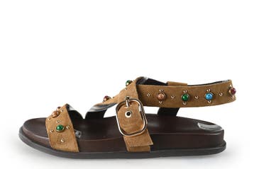 Nelson Sandalen in maat 38 Bruin, Bruin, Verzenden, Sandalen of Muiltjes, Zo goed als nieuw
