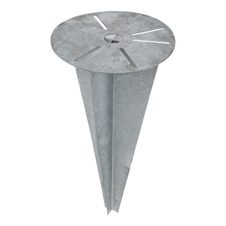 Grondanker Spike 21cm Basisbevestiging 50cm Diepte - 5818, Bricolage & Construction, Éclairage de chantier, Envoi
