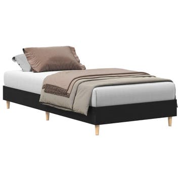 Bedframe Zwart Eiken | 54% Korting | Retour Deal, Huis en Inrichting, Eenpersoons, Verzenden, Zwart, Minimalistisch