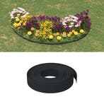 vidaXL Tuinbegrenzing 10 m 10 cm polyetheen zwart, Verzenden