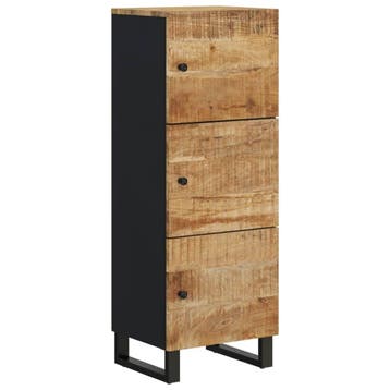 Hoge kast mangohout | Retour deal | 54% KORTING (opbergkast), Verzenden, Gebruikt