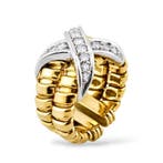 Bague - 18 carats Or jaune, Bague en or 18 carats italien et