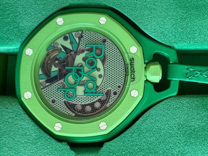 Swatch - Royal Pop Green Eight - Sans prix de réserve -, Bijoux, Sacs & Beauté, Montres | Hommes