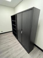 Nieuwe zwarte hoge roldeurkast 195 x 120 x 47 cm, Verzenden