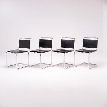 Knoll, NO RESERVE PRICE - Marcel Breuer - Eetkamerstoel (4)