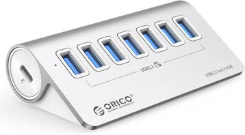 USB Hub 7-in-1 10Gbps | 51% KORTING | Retour deal, Verzenden, Zo goed als nieuw, USB-hub, ORICO