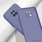 Xiaomi Redmi Note 9 Square Silicone Hoesje - Zachte Matte, Verzenden