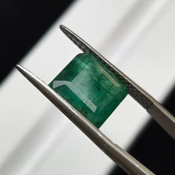 Zonder minimumprijs - 1 pcs Groen Smaragd - 6.74 ct -, Nieuw