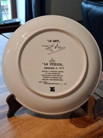 Eschenbach - Wandbord - La Poesia - Porselein - Dalí, Antiek en Kunst