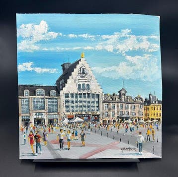 Martín Rodríguez Río (1963) - 2 oil paintings - Gran Plaza