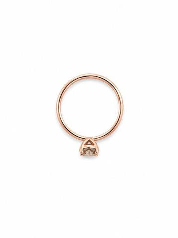 Ring - 14 karaat Roségoud - 1.04ct. tw. Orange Diamant, Nieuw