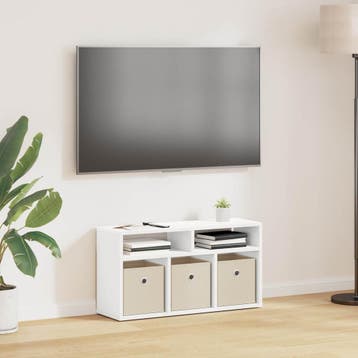 vidaXL Laagkast met lade Wit 72 x 22,5 x 38 cm, Huis en Inrichting, Verzenden, Nieuw